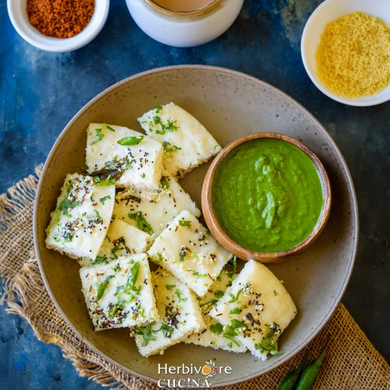 Instant Rava Dhokla