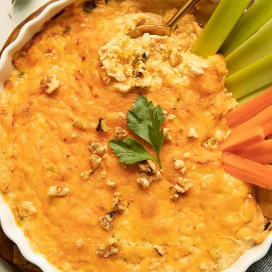 Healthy Buffalo Chicken Dip