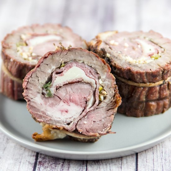 Italian Flank Steak Pinwheels