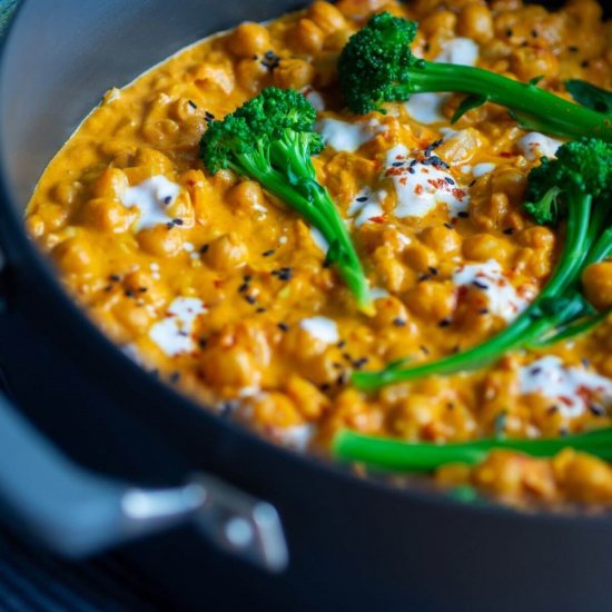 Coconut Chickpea Curry (vegan)