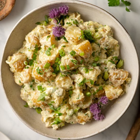 Potato Salad with Spring Onions