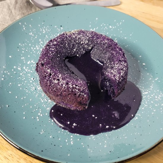 ube lava cake