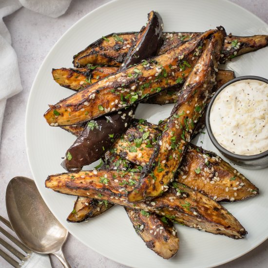 Miso Aubergine Wedges