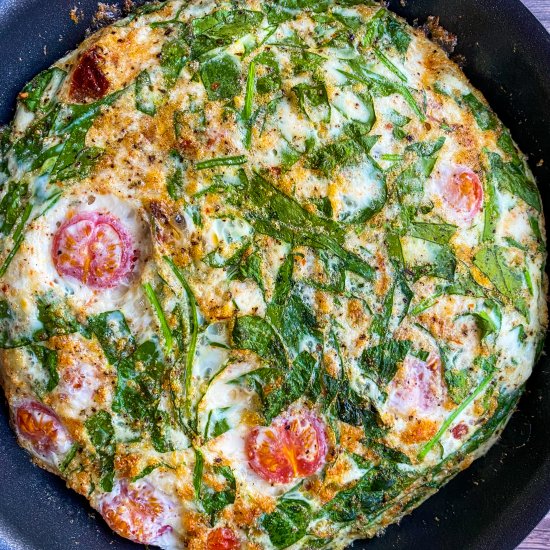 Vegetable Egg White Frittata