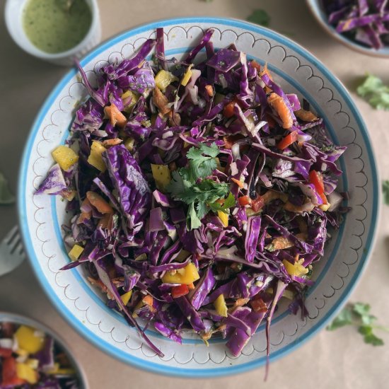 Red Cabbage Coleslaw