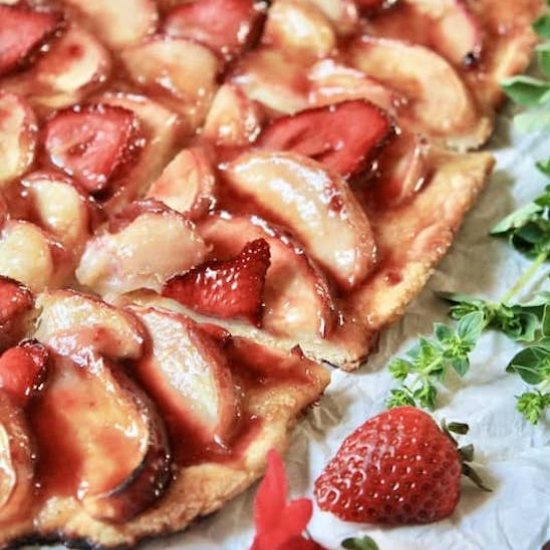 Strawberry Nectarine Fruit Tart