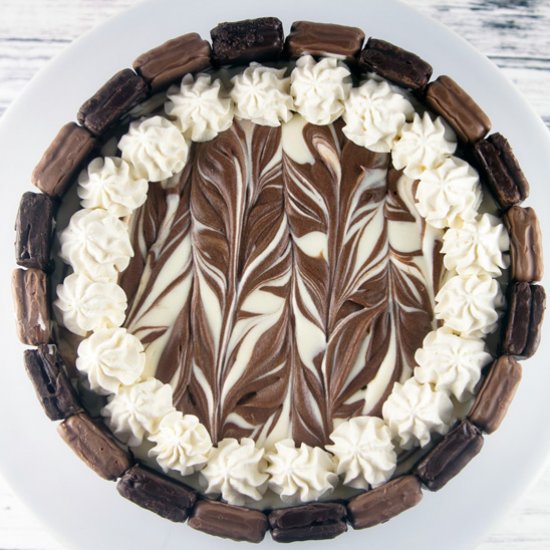 No Bake Tim Tam Cheesecake