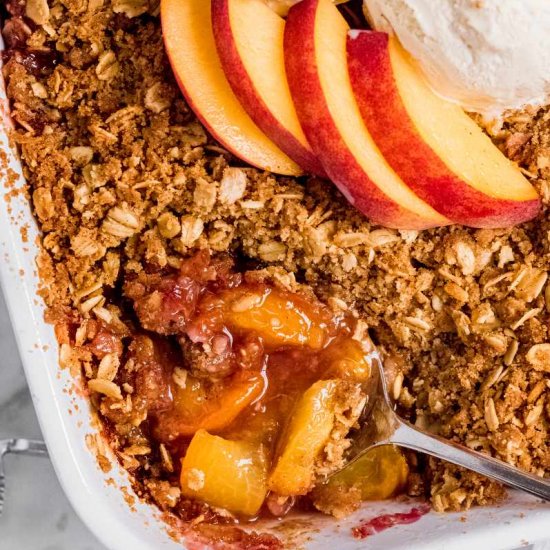 Fresh Peach Crisp Recipe