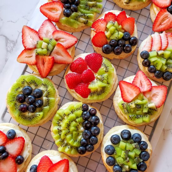 Fruit Pizza Cookies