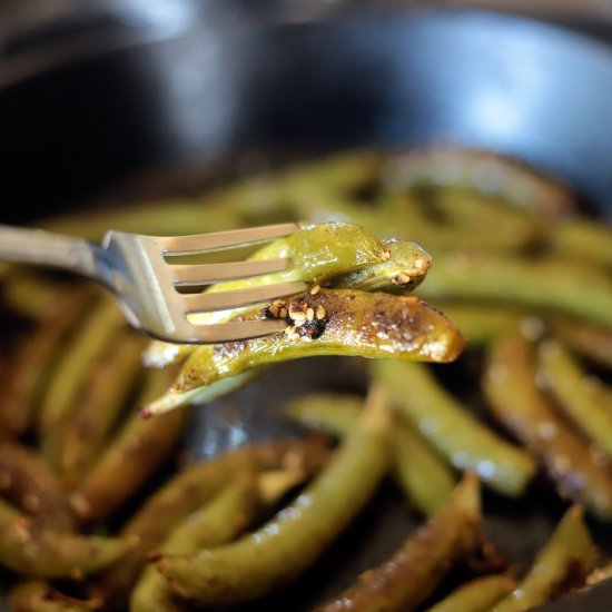 Roasted Sugar Snap Peas