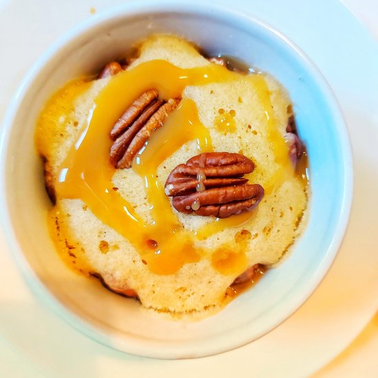 Butterscotch Pecan Mug Cake