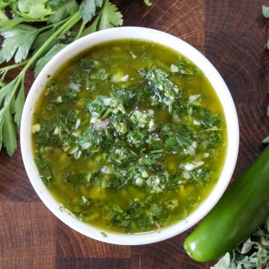 Authentic Chimichurri Sauce