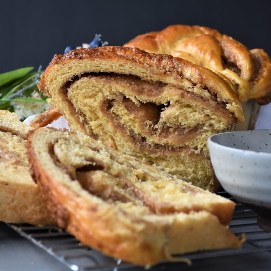 Honey and Walnut Brioche Bread