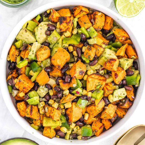 Black Bean Salad with Sweet Potato