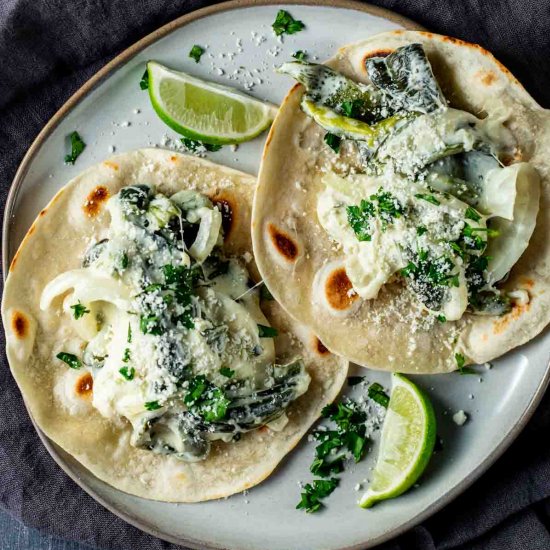 Rajas Con Crema