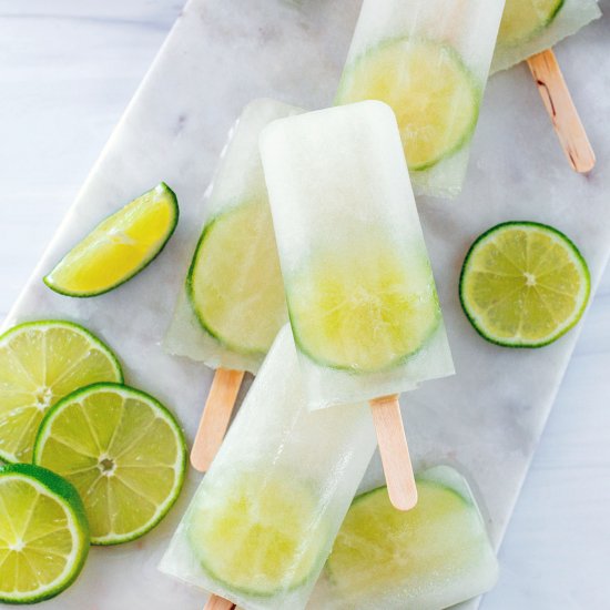 Lime Popsicles