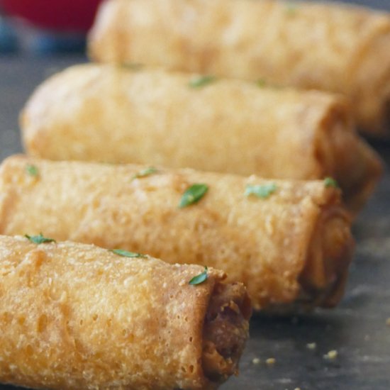 FROZEN EGG ROLLS IN AIR FRYER