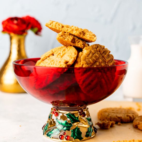 Almond Flour Peanut Butter Cookies