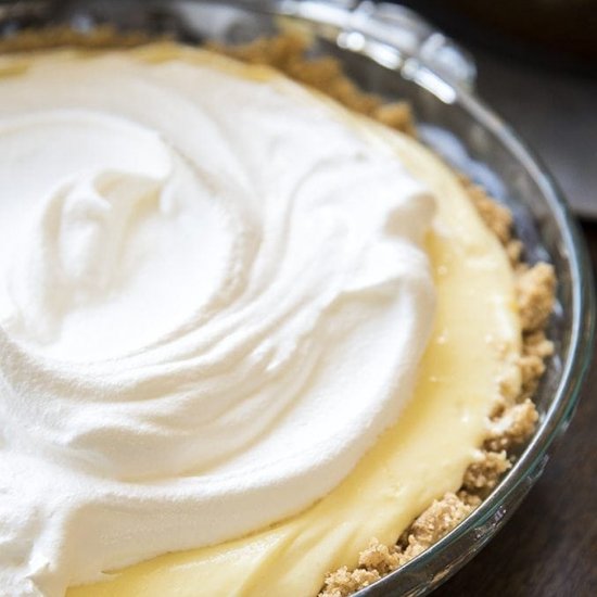 Banana Cream Pie with Pudding