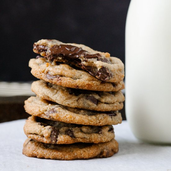 Eggless Chocolate Chip Cookies