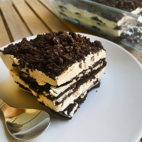 Oreo ice box cake