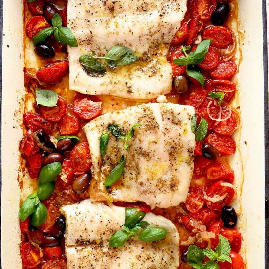 Fish With Cherry Tomatoes