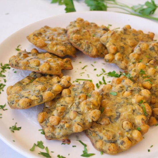 Mediterranean Chickpea Fritters