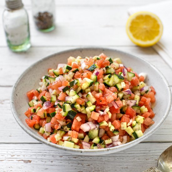 Watermelon Shirazi Salad