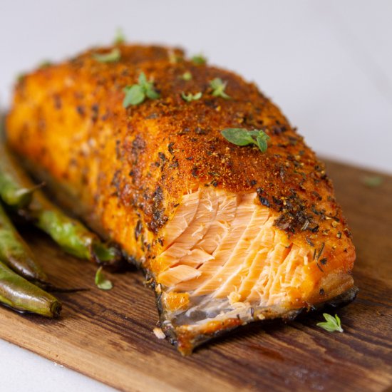 Air Fryer Cedar Plank Salmon