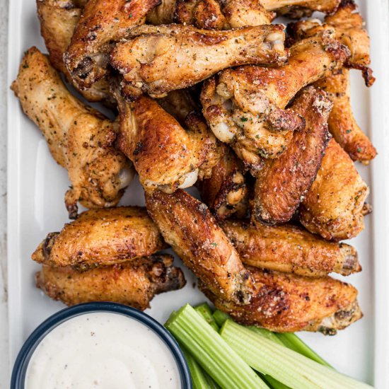 Air Fryer Ranch Chicken Wings