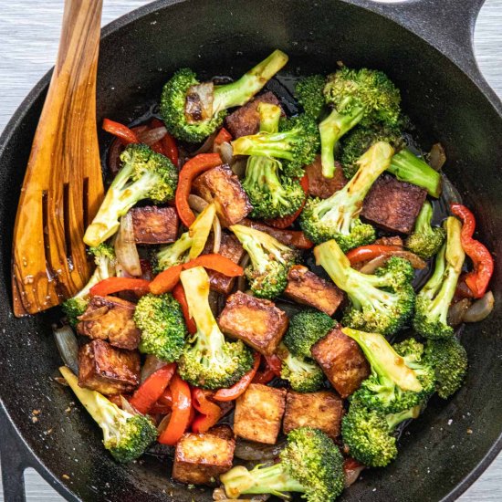 Vegan Mongolian Tofu