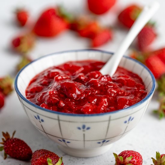 Homemade Strawberry Topping