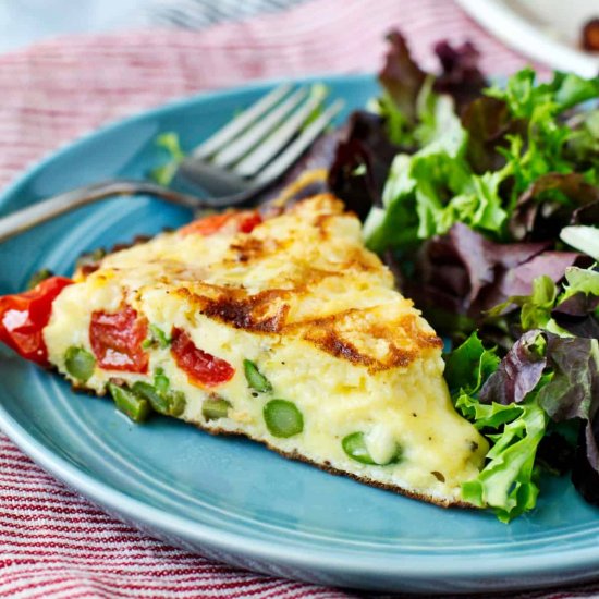 Asparagus and Tomato Frittata