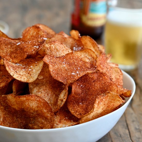 Homemade Barbecue Potato Chips