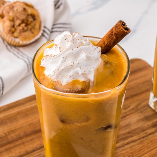 Pumpkin Spiced Iced Latte