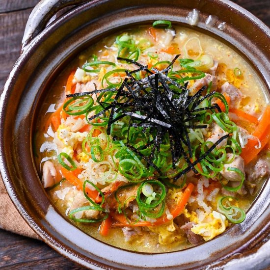 Chicken Zosui Rice Porridge