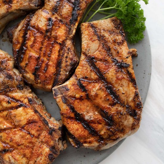 Juicy Grilled Pork Chops