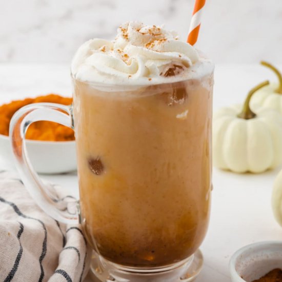 Iced Pumpkin Spice Latte