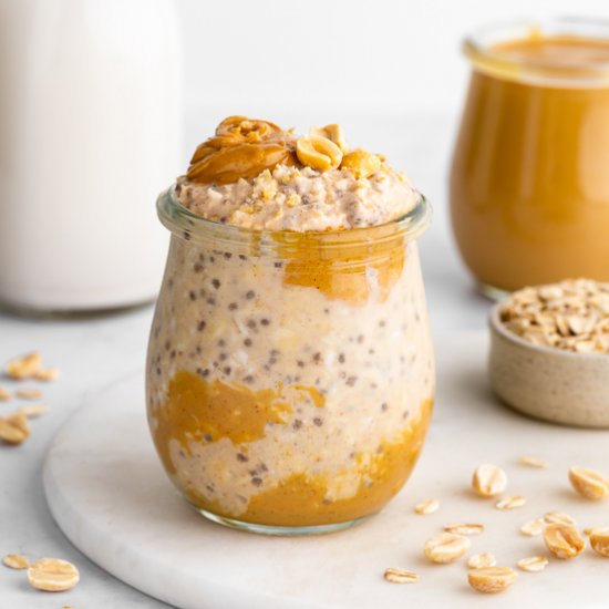 Peanut Butter Overnight Oats