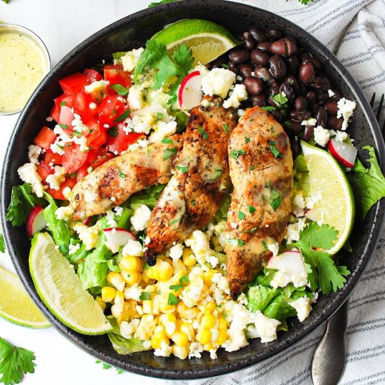 Loaded Mexican Chicken Salad