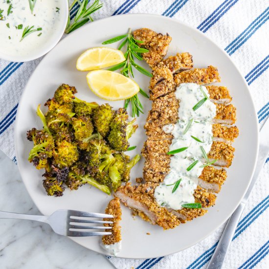 Easy Low Carb Pork Schnitzel