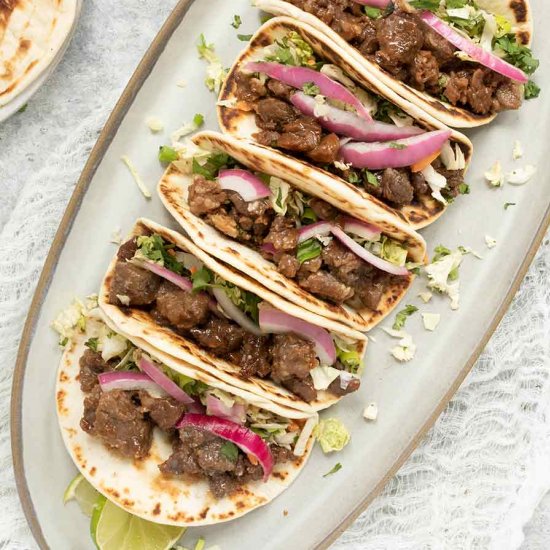 Korean BBQ Beef Tacos