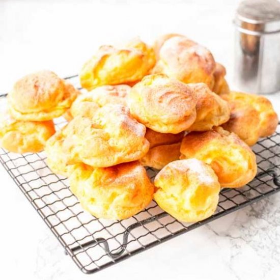 Air Fryer cream puffs