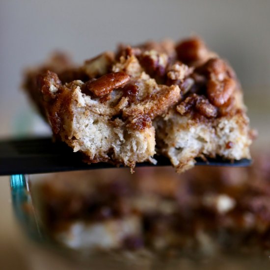 Easy Vegan French Toast Casserole