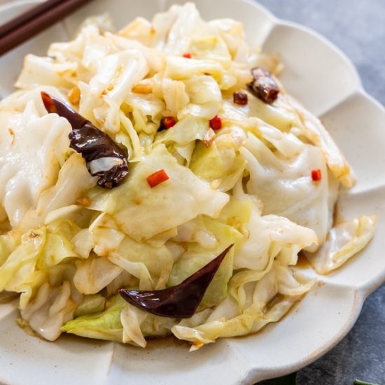 Spicy Sichuan Cabbage