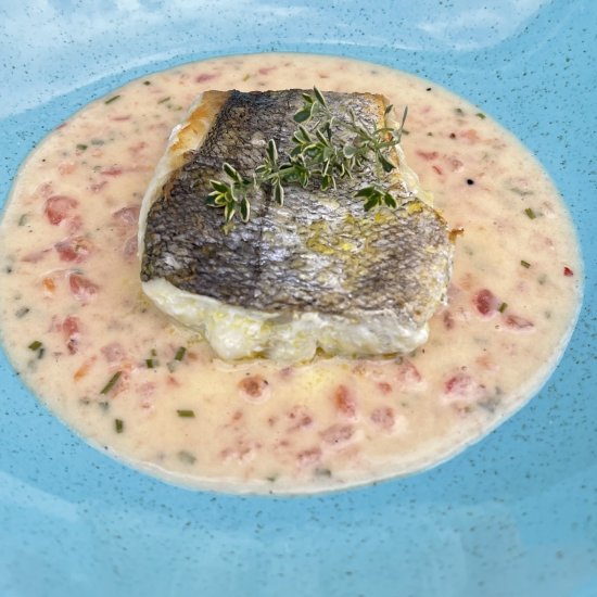 Hake with Beurre Blanc Sauce