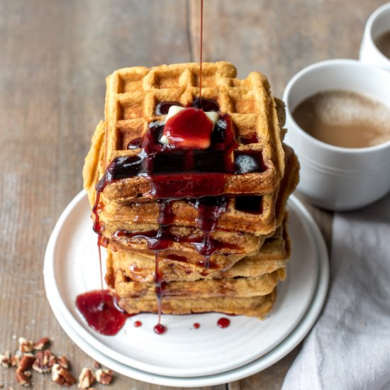 Butternut Squash Waffles