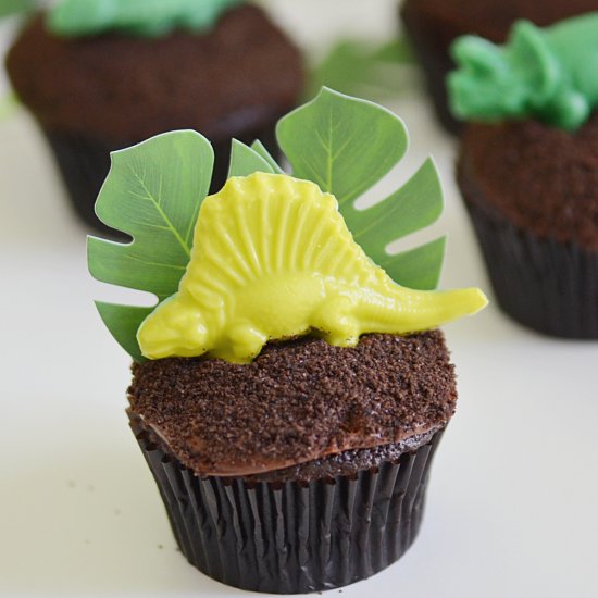 Easy Dinosaur Cupcakes