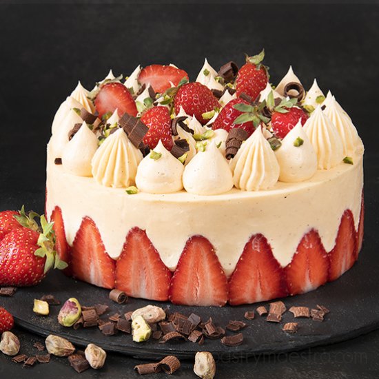 Fraisier Strawberry Cake