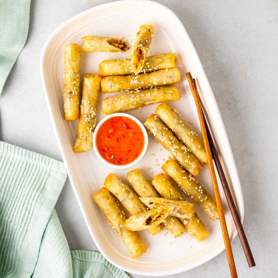 Frozen Egg Rolls in Air Fryer